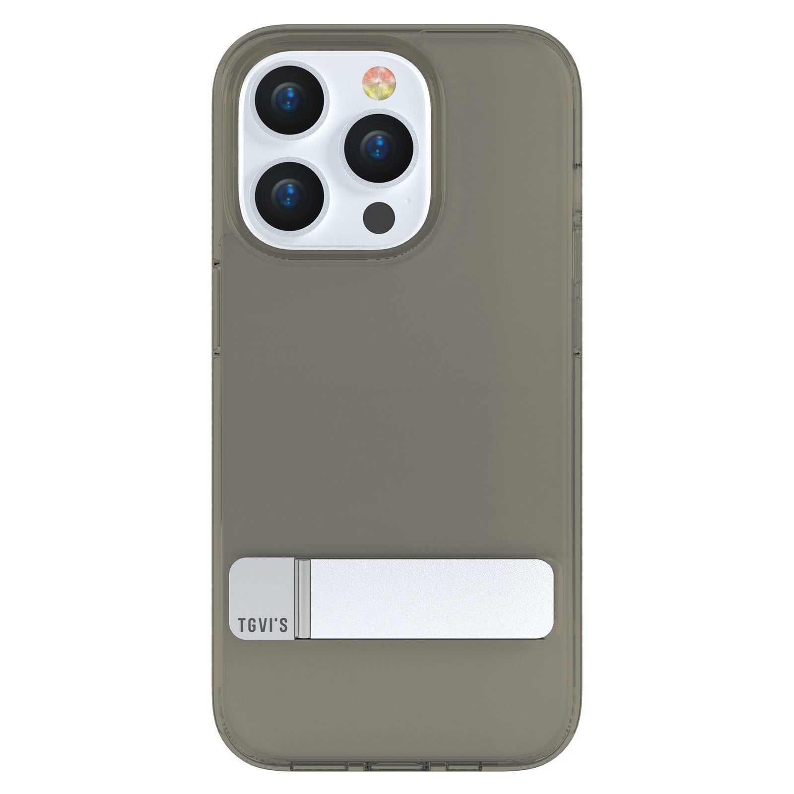 TGVI'S For iPhone 14 Pro Max Case Aluminum Alloy Kickstand TPU+PC Anti-yellow Smart Phone Cover TGVI'S For iPhone 14 Pro Max Case Aluminum Alloy Kickstand TPU+PC Anti-yellow Smart Phone Cover